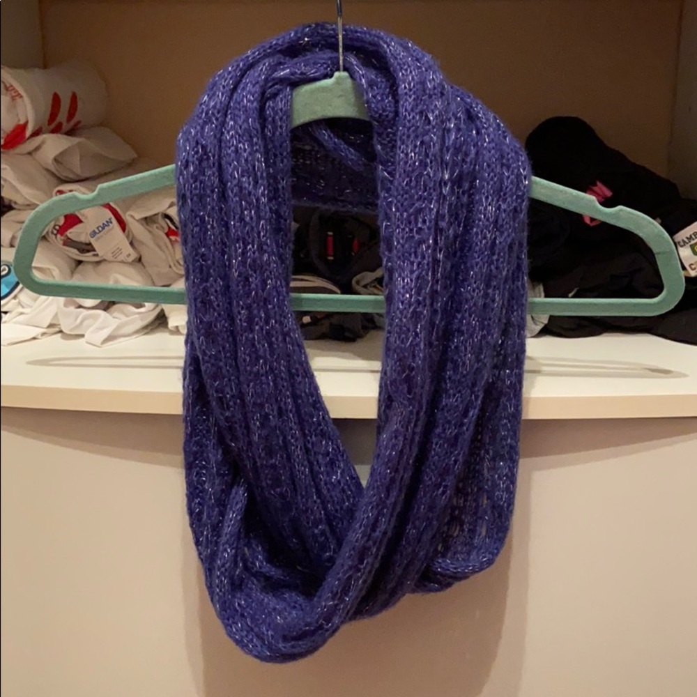 Knit Shine Infinity Scarf